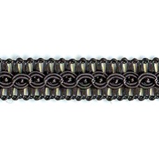 Тесьма PEGA тип интерьерная, цвет черный, 14 мм