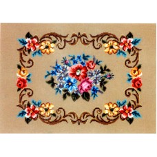 Канва жесткая с рисунком Панно с цветами 70 х 60 см GOBELIN L. DIAMANT 20.170