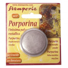 Порошок Porporina для затирания трещин и золочения, 17 мл серебристый* 17 мл STAMPERIA DP02B