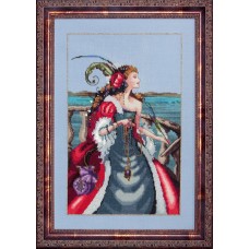 Схема для вышивания MIRABILIA, Пиратка в красном