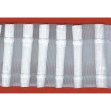 Лента шторная равномерная сборка, 40 мм, цвет белый
