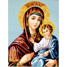Канва жесткая с рисунком Дева Мария с младенцем 50 x 60 см GOBELIN L. DIAMANT 14.773