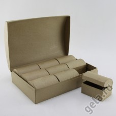 Заготовка для декупажа в наборе 10шт., коробочки для украшений 25,5 x 17,5 x 8 см / 8 x 5,5 x 5,5 см натуральный * EFCO 2634632