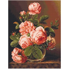 Набор для вышивания Розы в вазе, Luca-S 34 х 43 см LUCA-S B488