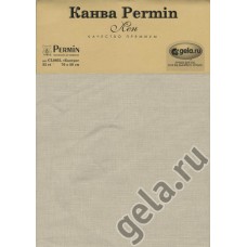 Лён равн. перепл. в уп. ct.32, 13 нит/см, 50х70 см, цвет N140 50 х 70 см N140 натуральный PERMIN CL065L/140