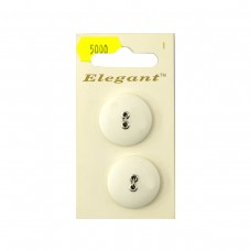 Пуговицы Elegant   3/4 (19mm.) White