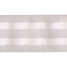 Лента шторная равномерная сборка, 70 мм, цвет белый