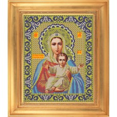 Набор для вышивания бисером Икона Леушинская 30 x 37 см GALLA COLLECTION И010