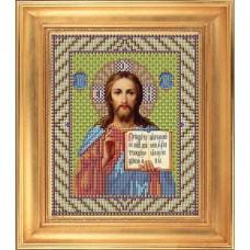 Набор для вышивания бисером Икона Иисус 18 x 22 см GALLA COLLECTION И013