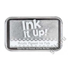 Штемпельная подушка, INK IT UP!, серебряный DOCRAFTS STP1055