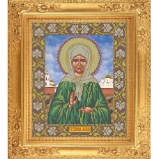 Набор для вышивания бисером Икона Матрона Московская 29 x 35 см* GALLA COLLECTION И018