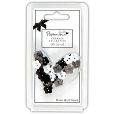 Набор мини-пуговиц Цветы Bexley Black DOCRAFTS PMA354223