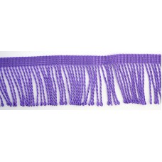 Бахрома витая, 60 мм, цвет фиолетовый