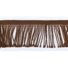 Бахрома витая, 60 мм, цвет светло-коричневый