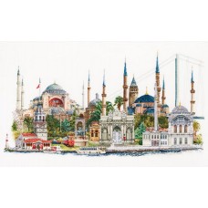 Набор для вышивания Стамбул, канва аида 18 ct 79 х 50 см THEA GOUVERNEUR 479A