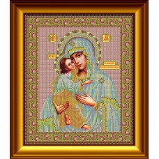 Набор для вышивания бисером Икона «Псково-Печерская» 26 x 31 см * GALLA COLLECTION И027