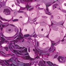Пайетки круглые Чашечки, 4000 шт, 40 г розовый * 6 мм EFCO 1026835