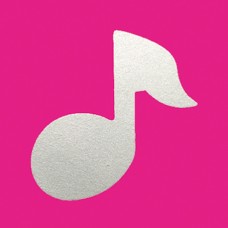 Дырокол фигурный Музыкальная нота 2,5 см розовый * EFCO 1791042