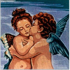 Канва жесткая с рисунком Ангельский поцелуй 50 x 50 cм * GOBELIN L. DIAMANT 46.371