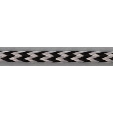 Шнуры PEGA плетеный, цвет черно-белый, 4,5 мм