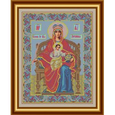 Набор для вышивания бисером Икона Божьей Матери  «Державная» 28 х 36 см GALLA COLLECTION И031