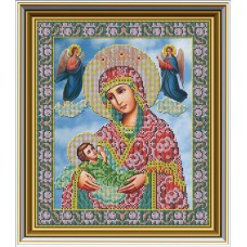 Набор для вышивания бисером Икона Божьей Матери  «Млекопитательница» 26 x 31 см GALLA COLLECTION И032