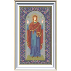 Набор для вышивания бисером Икона Божьей Матери  «Нерушимая стена» 20 х 36 см GALLA COLLECTION И034