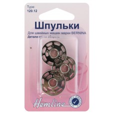 Шпульки для швейных машин марки BERNINA, 8 отверстий на корпусе HEMLINE 120.12