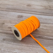 Резинка продежка, 6,6 мм, цвет неоновый оранжевый