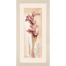 Набор для вышивания Iris - Botanical  LANARTE (арт.34925) 20 x 60 см LANARTE PN-0008049