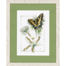Набор для вышивания From Caterpillar to Butterfly  LANARTE 23 x 32 см LANARTE PN-0021620
