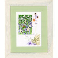 Набор для вышивания Lavender field with butterfly  LANARTE 21 x 29 см LANARTE PN-0147505