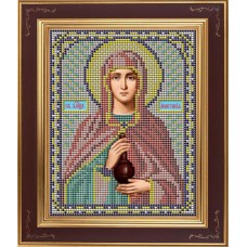 Набор для вышивания бисером Икона Св. Анастасия 12 х 15 см GALLA COLLECTION М202