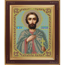 Набор для вышивания бисером Икона Св. Анатолий 12 х 15 см GALLA COLLECTION М203