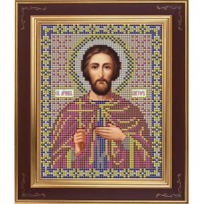 Набор для вышивания бисером Икона Св. Виктор 12 х 15 см GALLA COLLECTION М209
