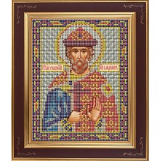 Набор для вышивания бисером Икона Св. Владимир 12 х 15 см GALLA COLLECTION М210
