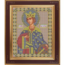 Набор для вышивания бисером Икона Св. Екатерина 12 х 15 см GALLA COLLECTION М214