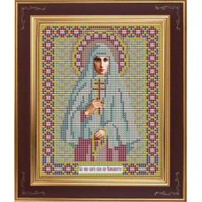 Набор для вышивания бисером Икона Св. Елизавета 12 х 15 см GALLA COLLECTION М216