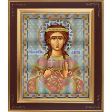 Набор для вышивания бисером Икона Св. Марина 12 х 15 см GALLA COLLECTION М223