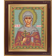 Набор для вышивания бисером Икона Св. Наталия 12 х 15 см GALLA COLLECTION М226