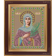 Набор для вышивания бисером Икона Св. Татиана 12 х 15 см GALLA COLLECTION М231