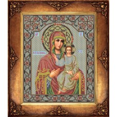 Набор для вышивания бисером Икона Божией Матери Смоленская 27 x 33 см GALLA COLLECTION И036
