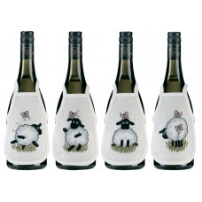 Фартучки на бутылки Овечки, набор для вышивания 10 х 15 см PERMIN 78-2105
