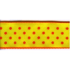 Лента с рисунком SAFISA, 15 мм, 15 м, цвет 32, желтый