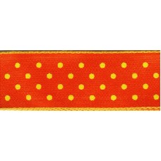 Лента с рисунком SAFISA, 15 мм, 15 м, цвет 61, оранжевый