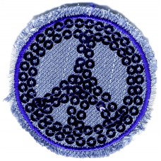 Термоаппликация HKM Символ мира, 1 шт 5,5 х 3 см 0,125 см HKM 32839/1SB