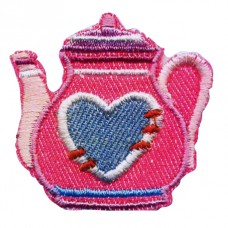 Термоаппликация HKM Чайник с сердечком, 1 шт 5 х 3 см розовый 0,125 см HKM 32881/1SB