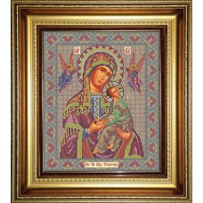 Набор для вышивания бисером Икона Божией Матери Страстная 26 x 31 см GALLA COLLECTION И039