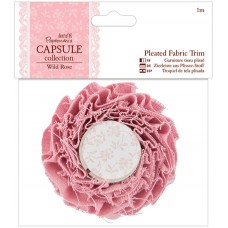 Тесьма в складку декоративная Wild Rose 1 м розовый DOCRAFTS PMA358335