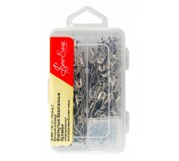 Булавки английские изогнутые 2 38 мм* никель HEMLINE ER418.2.150